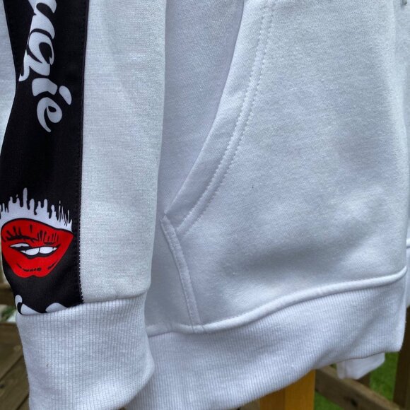 Bougie Boutique Women’s Hoodie Sweatshirt Size Large Spellout  Lips NEW $70 - Picture 6 of 10